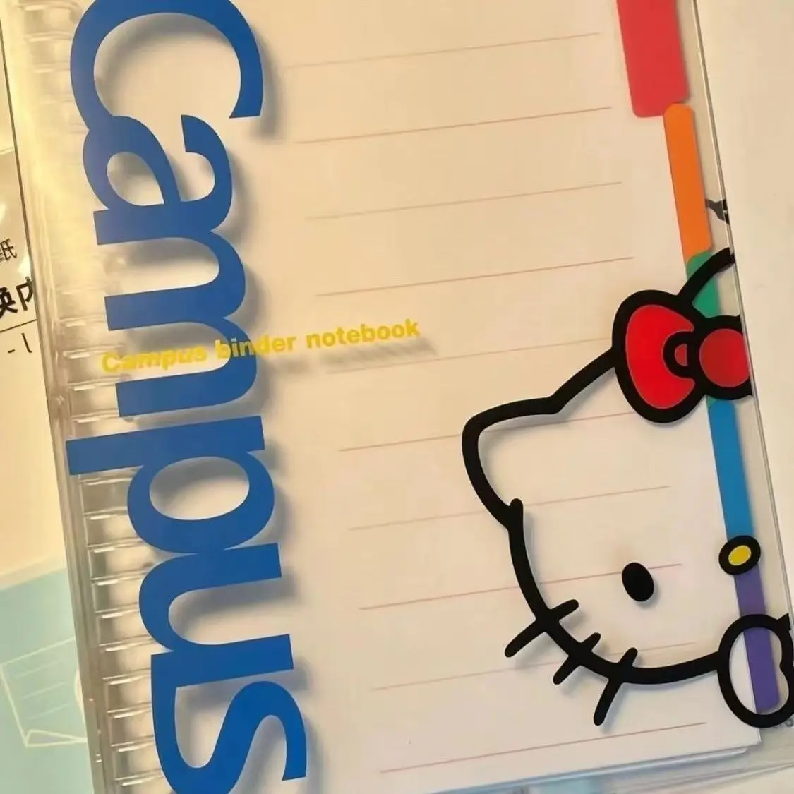 Kawaii Sanrio Hello Kitty записная книжка Cute Anime Cartoon ученик B5 Обложка Водонепроницаемая