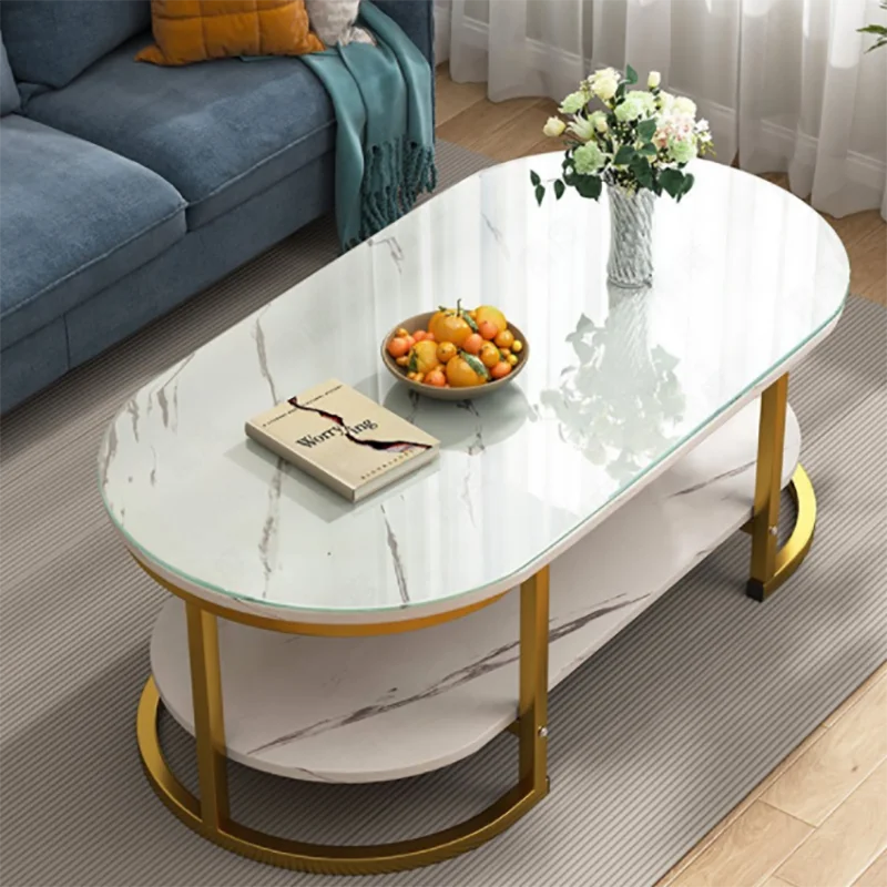 

Журнальный столик для гостиной современный роскошный Железный белый MDF мраморный стол для хранения обеденный Muebles роскошный журнальный столик