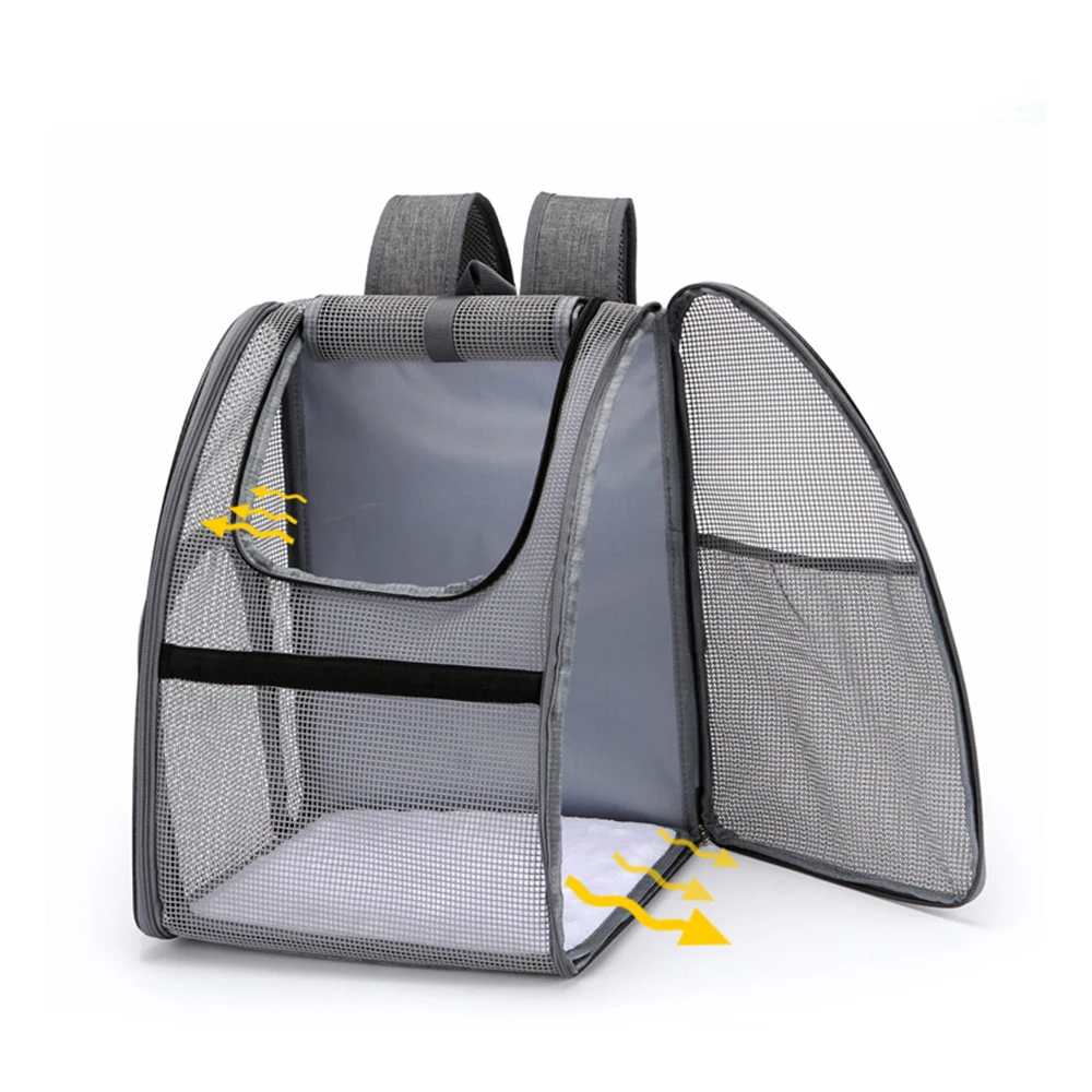 

Portable Pet Backpack Breathable Cat and Dog Bag Foldable