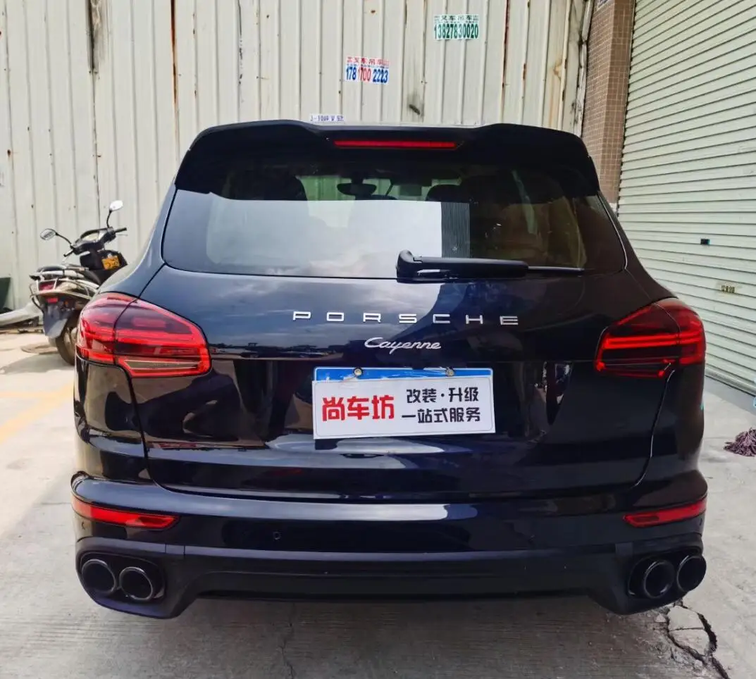

KM for 2011-2014 years for Cayenne 958.1 upgrade 958.2 rear bumper rear door reargate taillights exhausts tips rear parts