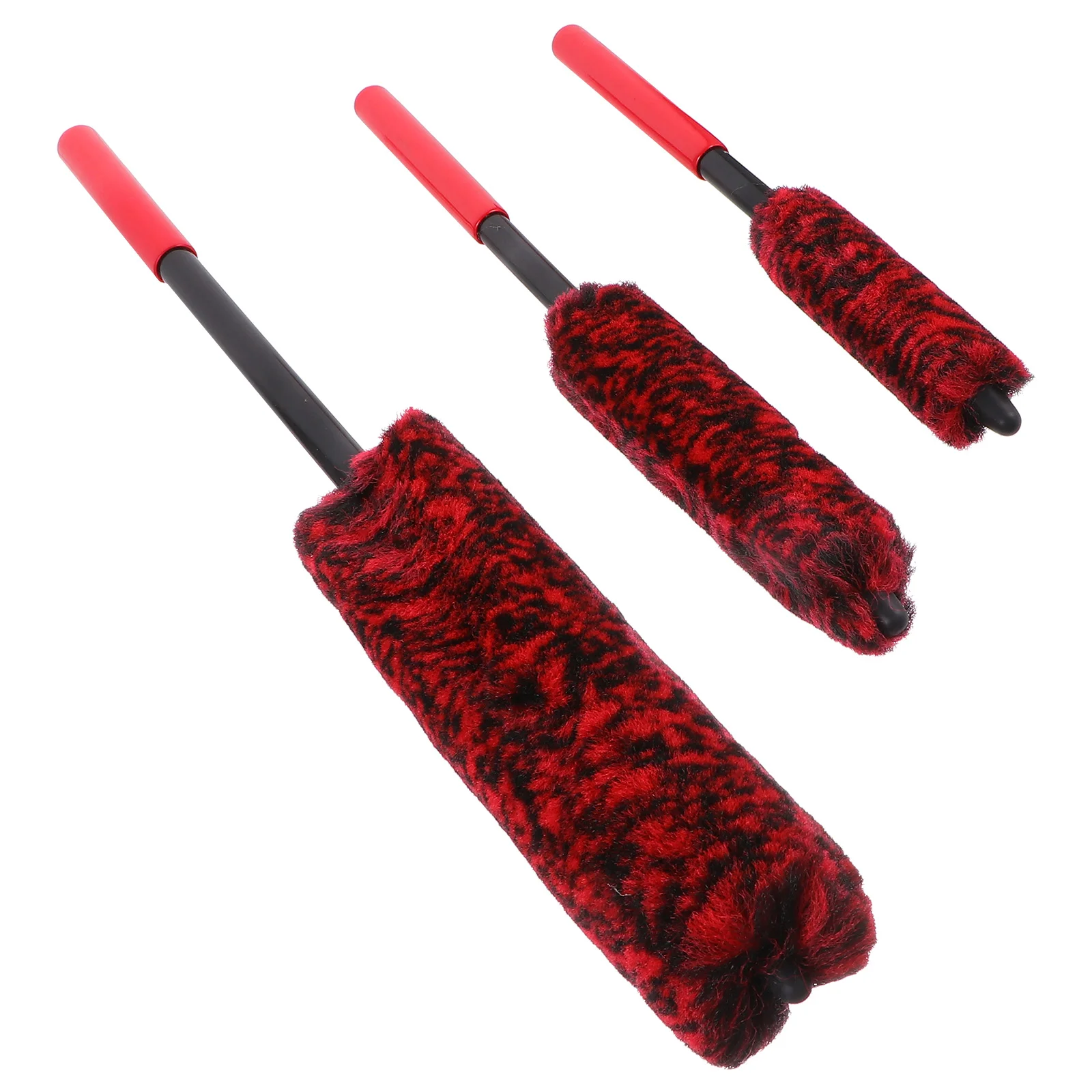 

3pcs Vehicle Wheel Brushes Rim Tire Brushes Multipurpose Use (Assorted Color)