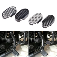 motocycle accessories cnc billet aluminum brake pedal pad cover for dyna wide glide v rod sportster xl 883 1200 free shipping