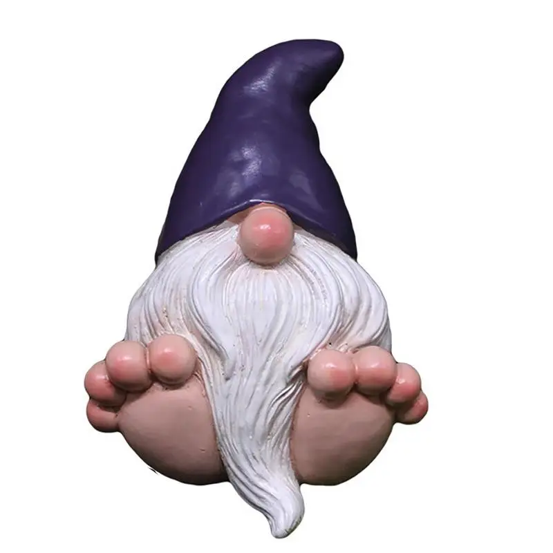 

Outdoor Garden Gnome Statues Spring Handmade Gnome Faceless Resin Gnome Funny Spring Garden Gnome Ornament For Patio Yard Lawn