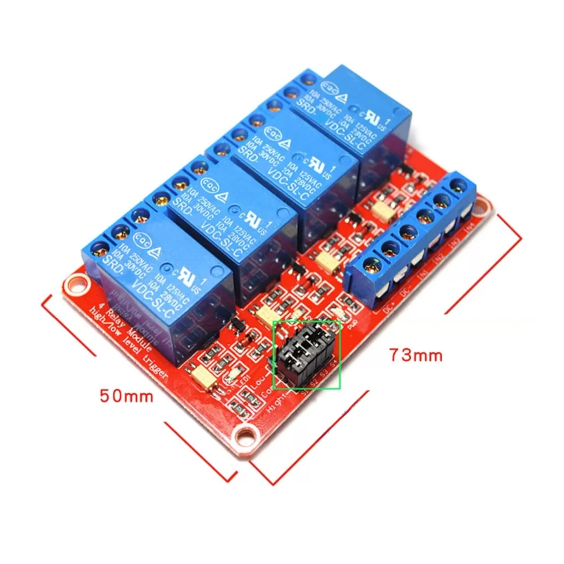 Релейный модуль 5 В 12 24 с оптроном релейный выход 1 2 4 6 8-канальный для управления