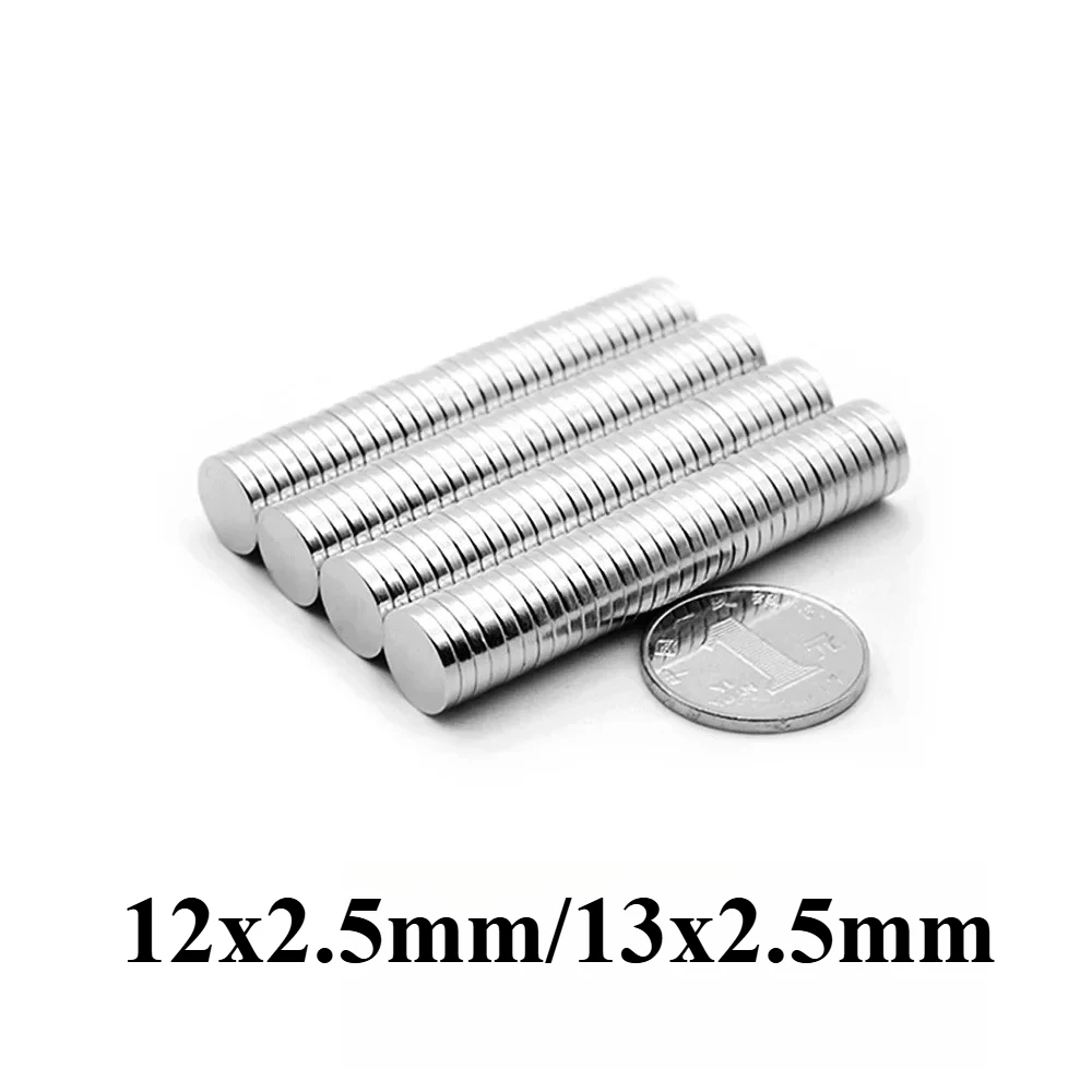 13x2,5 Сильный круглый магнит 12 мм х 2,5 мм для домашних холодильников, офисов DIY 13x2,5 мм 13*2,5 12x2,5 мм