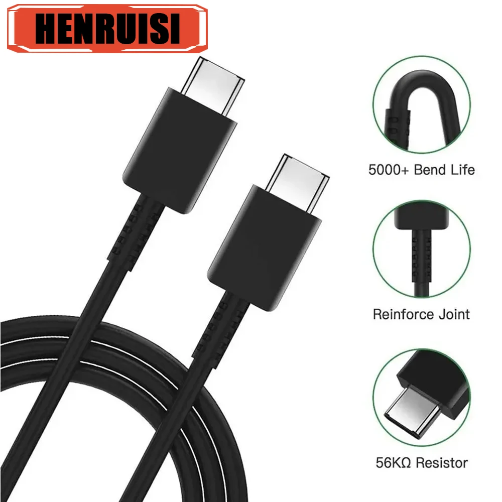 Кабель USB Type-C-USB Type-C с поддержкой быстрой зарядки 1 м