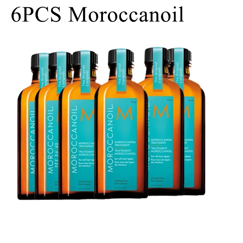 

6PCS Moroccanoil Penetrating Hair Treatment Moisturizing Serum Dry Damaged Coarse Hair Care Smooth Repair Soft Nourishing 100ml