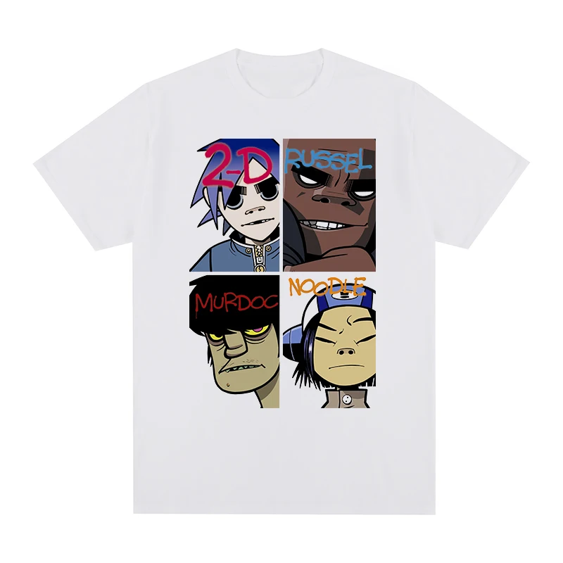 

Gorillaz Summer Music Band t-shirt Cotton Men T shirt New TEE TSHIRT Womens tops