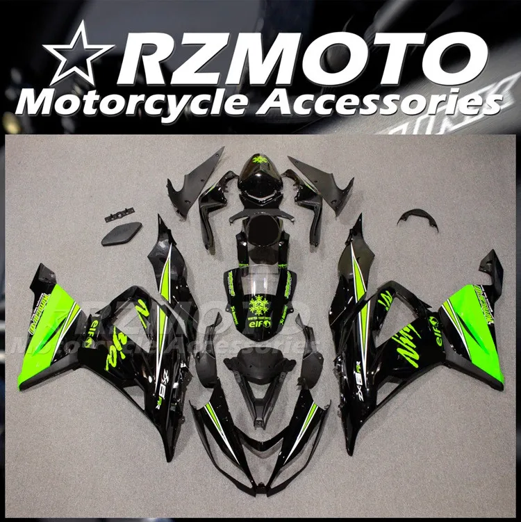 

Injection Mold New ABS Whole Fairings Kit For kawasaki Ninja ZX-6R ZX6R 2013 2014 2015 2016 2017 2018 Bodywork set Green elf