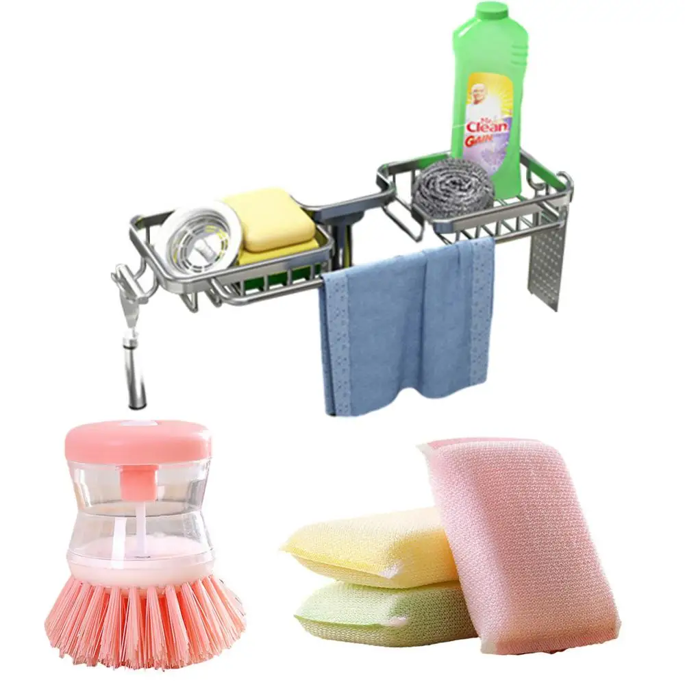 

Hanging Basket Sink Good Hydrophilicity Quick And Convenient Wash Pot Brush Durable Convenient To Use Cleaning Brush Save Time