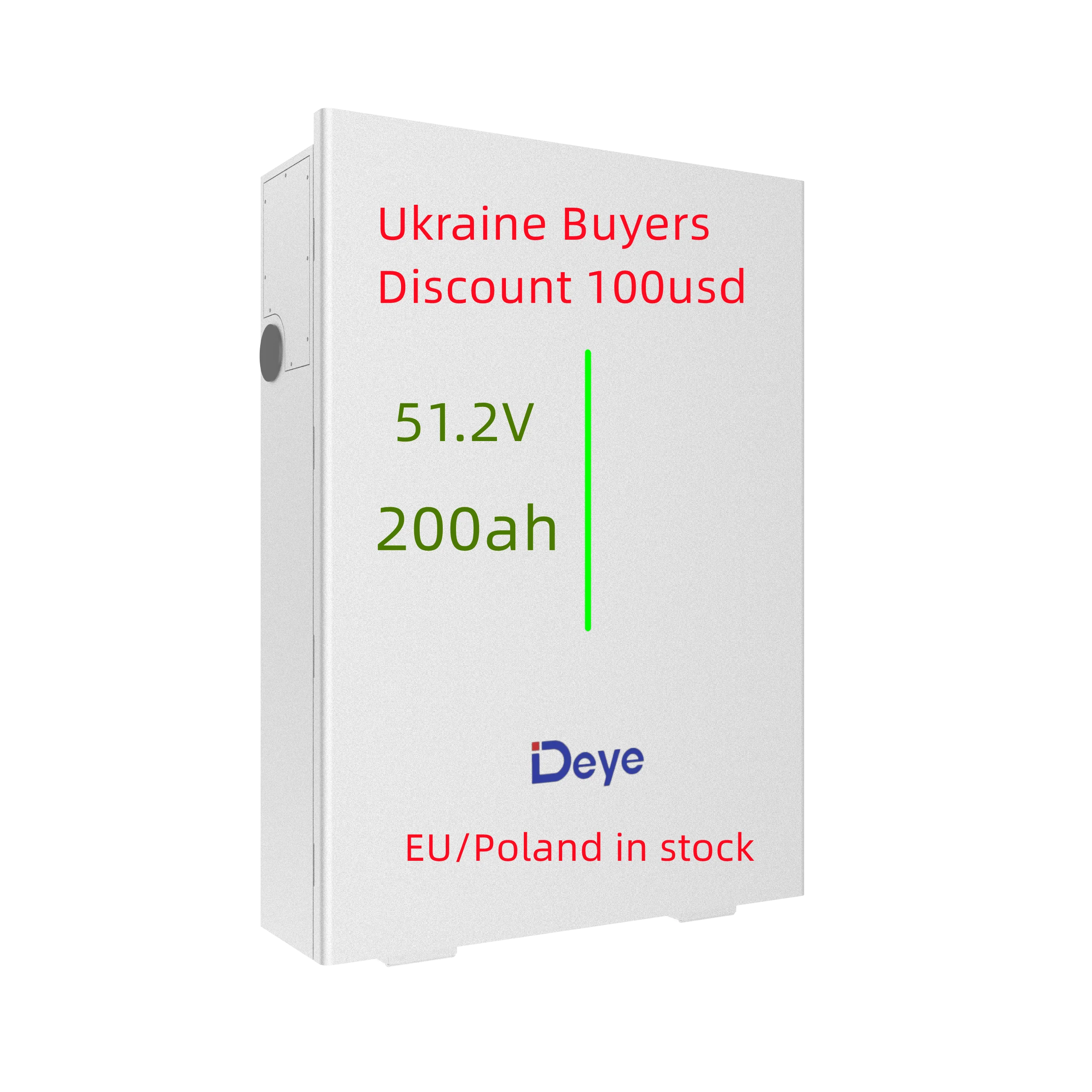 Аккумулятор Deye S RW-M6.1 LiFePO4 48 В 51 2 в Ач 6 кВтч литиевые батареи