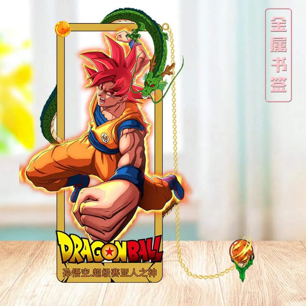 Фото Dragon Ball Vegetto Son Goku металлическая полая закладка мультфильм аниме периферия студенческие канцелярские принадлежности подарок на день рождения праздничные подарки №5