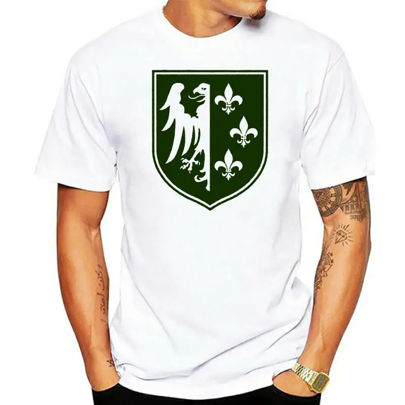 

Maglietta Charlemagne Lvf Battle Of Berlin 33. Waffen - Grenadier - Division T Shirt Short Sleeve Funny Design