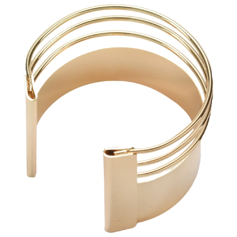 Металлическая катушка открытый конец манжеты браслет для женщин День матери