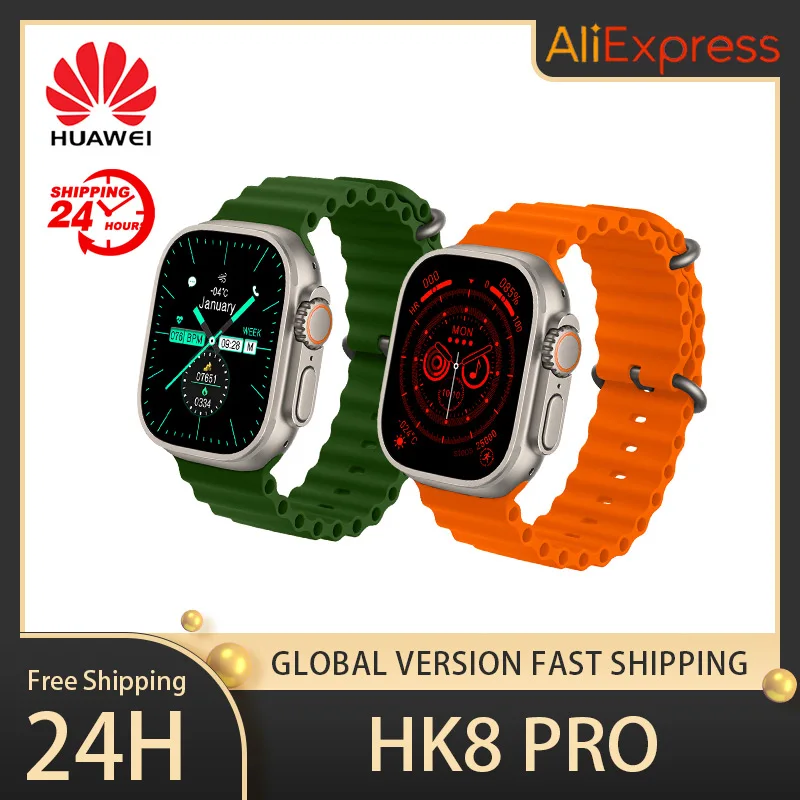 

Смарт-часы Huawei HK8 Pro, водонепроницаемые, с AMOLED экраном
