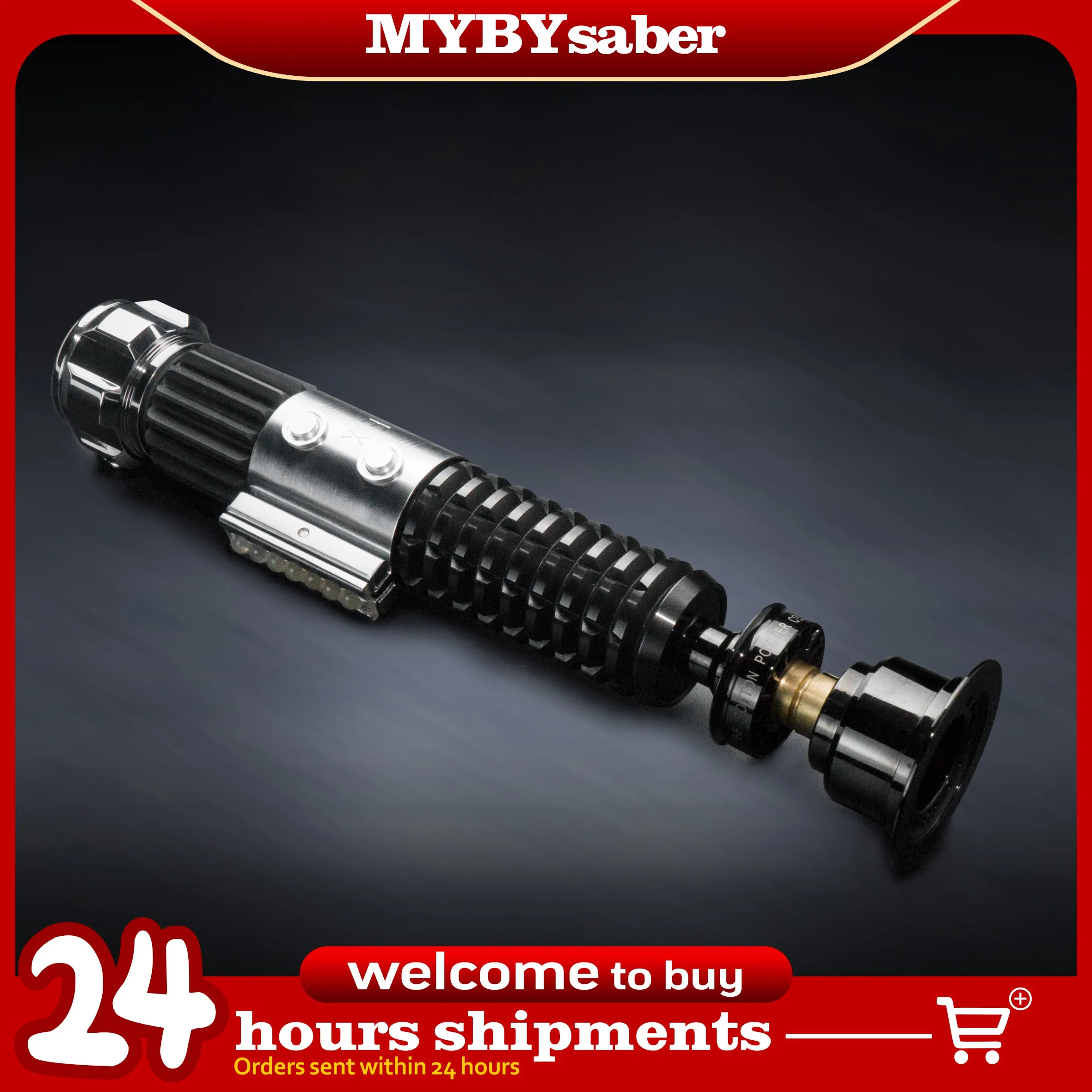 

89Saber limited edition carbon stee Obi-Wan Kenobi EP4 Lightsaber Installed Proffie2.2 With N-pixel Blade Toys For Adults Boys