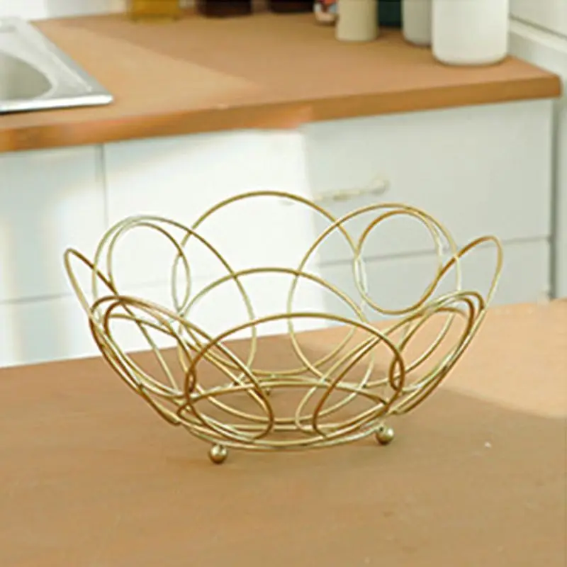 

Fruit Basket Countertop Storage Bowl for Snacks Fruit Vegetables Decorative Dish dessert plate black snack dishes cake stand