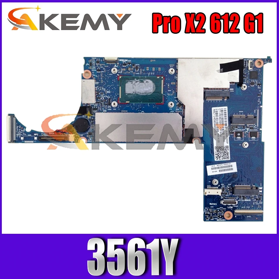

Материнская плата для ноутбука HP Pro X2 766628 G1 Pentium 3561Y материнская плата для ноутбука 6050A2627701-MB-A02 SR1DG 501-766628 601-612