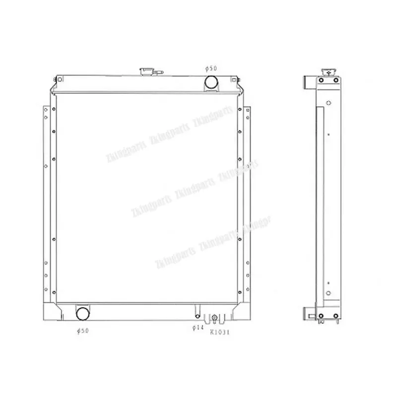 Купите радиатор 20Y-03-31111, подходящий для экскаватора Komatsu PC200-7 PC200LC-7. (art.: 3920dcce076a5) - 3920dcce076a5