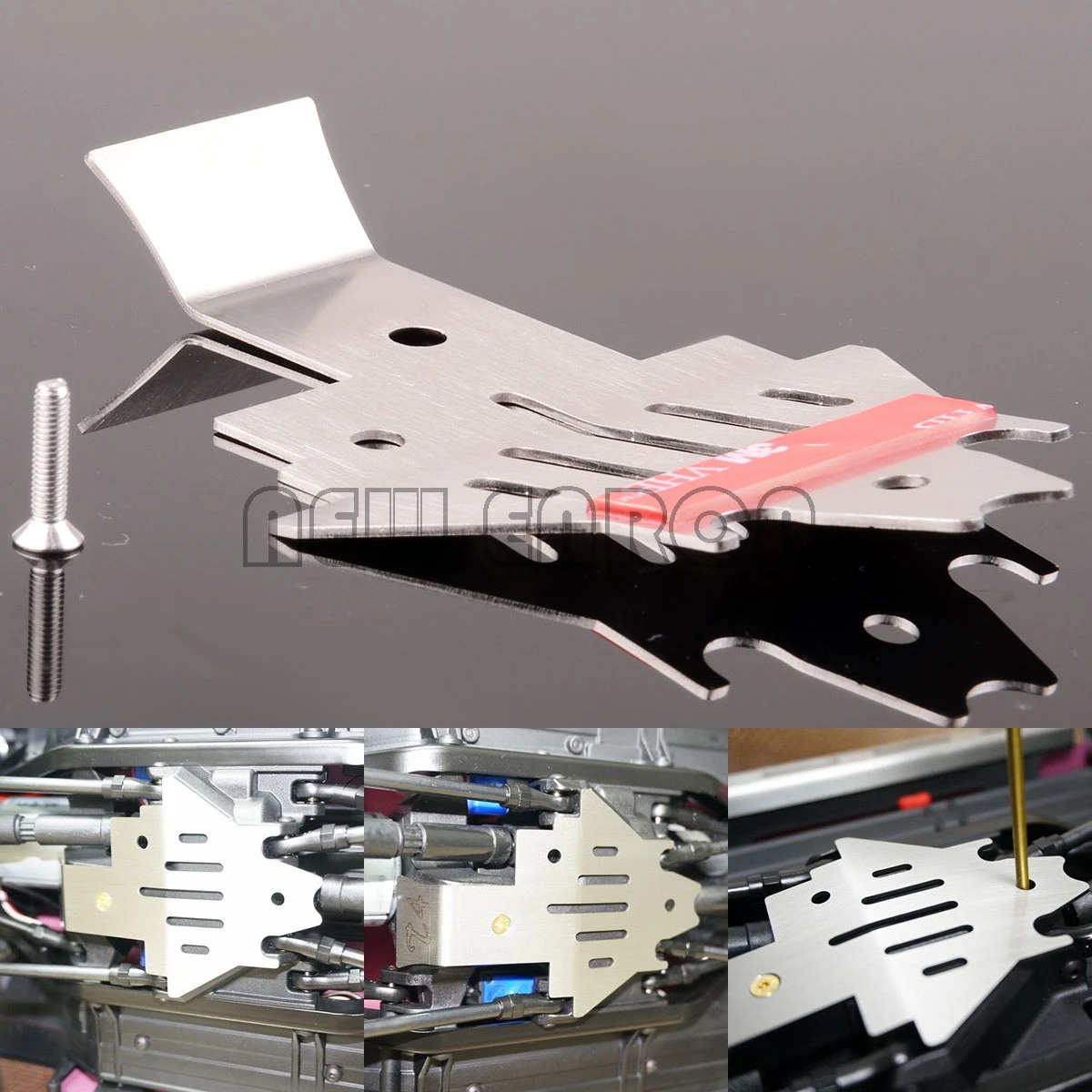 

Новинка, защитная противоскользящая пластина ENRON из нержавеющей стали для шасси, 1 шт., для радиоуправляемой модели 1/10 Traxxas, искусственная кожа, TRX4 82056-4