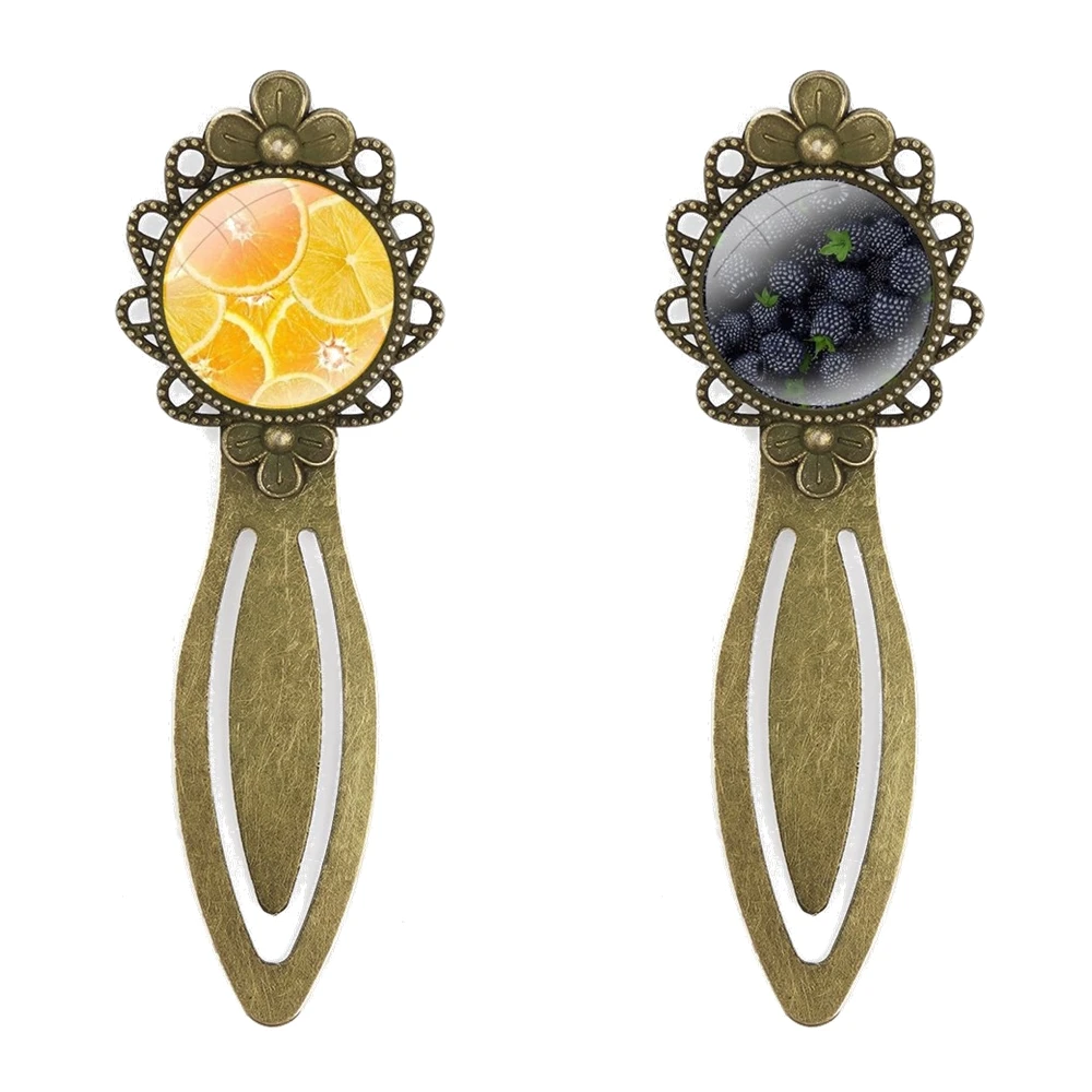 

Креативные металлические закладки, подарок для друзей, канцелярские принадлежности для школы и офиса, декоративные креативные летние искусственные лимоны