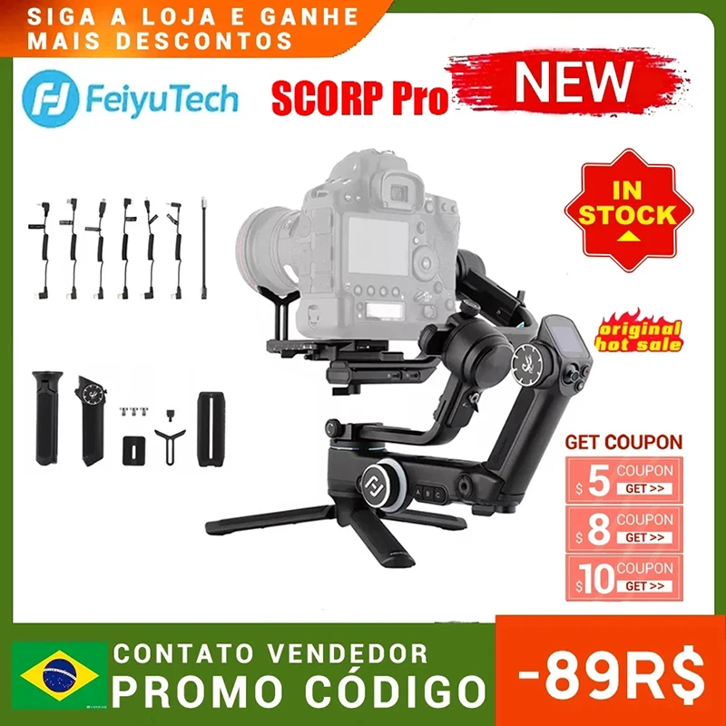 FeiyuTech Feiyu SCORP Pro 3-осевой карданный стабилизатор для детской 10.6lb нагрузка съемный