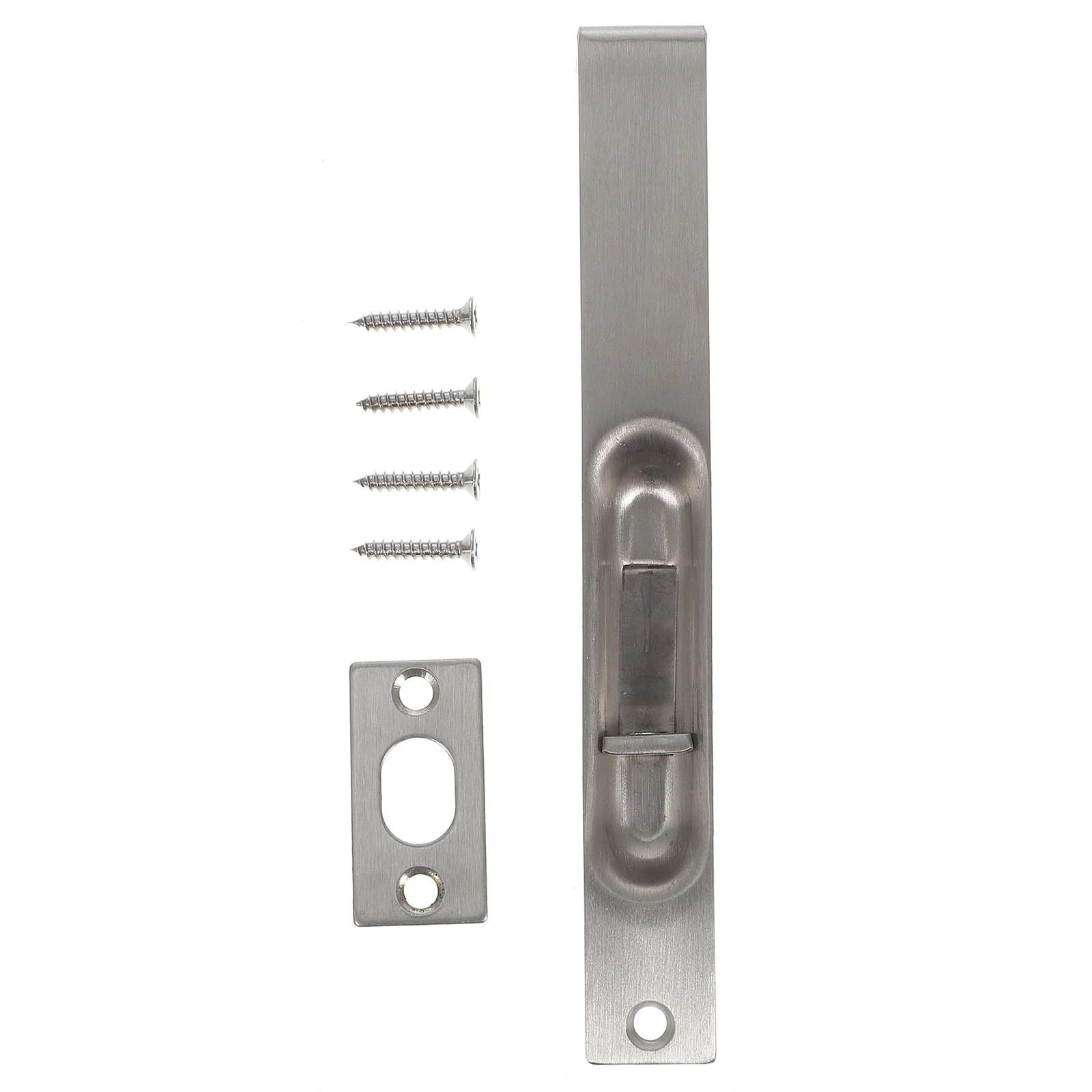 

Door Boltflush Slide Lock Cabinet Buckle Doors Gatestainless Metal Heavy Duty Steel Safety Concealed French Garage Composite