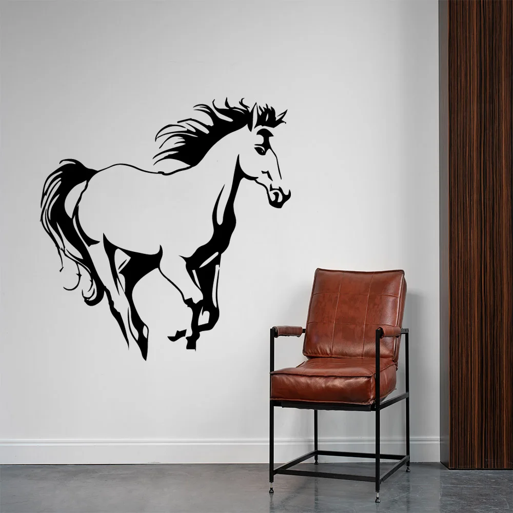 

NEW Horse wall sticker Wall Sticker Home Decoration Accessories For Living Room Bedroom Wall Art MURAL Drop Shipping