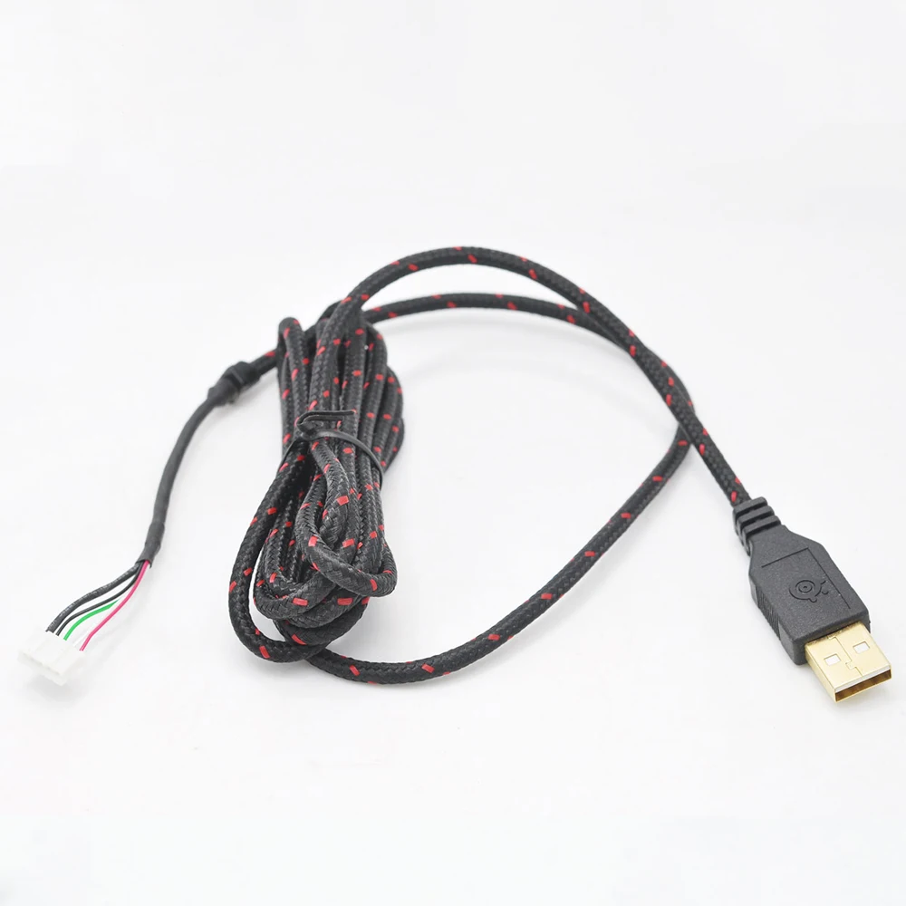 Сменный нейлоновый плетеный кабель удлинитель для ремонта провода для SteelSeries Raw Kinzu V3 V2 Sensei XAI kana Диабло III Navi Mouse