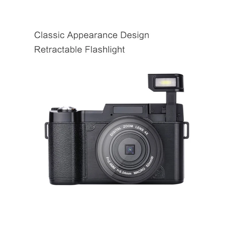 Профессиональная цифровая камера VENIBORY 24MP HD Half-DSLR s с 4-кратным телескопическим