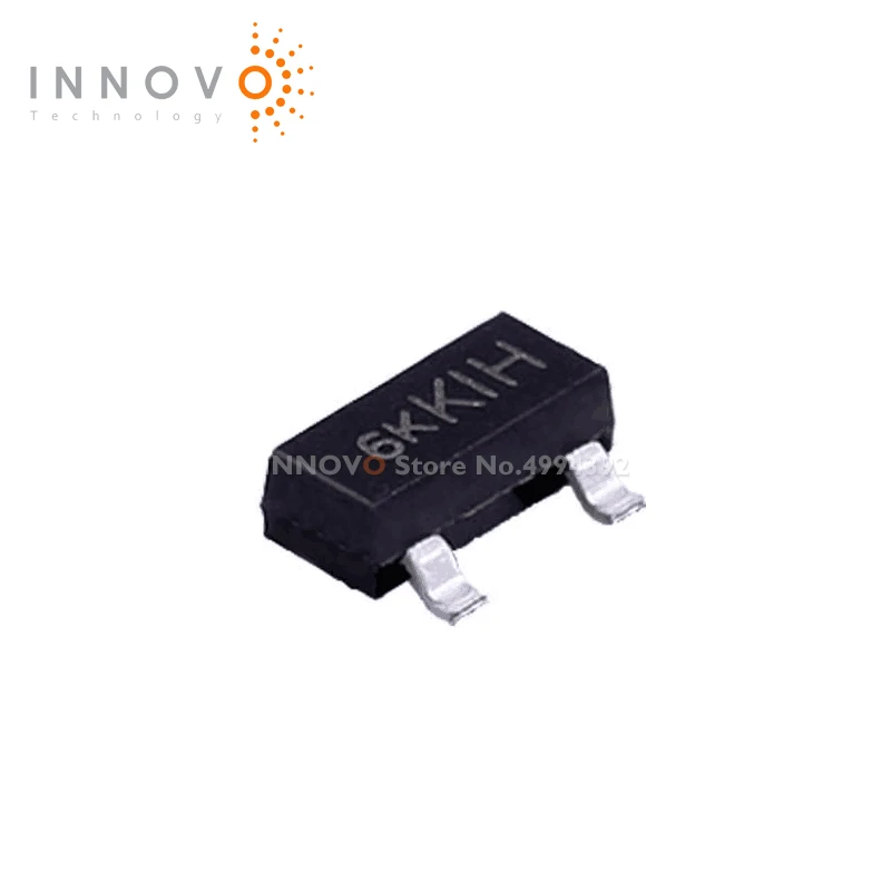 INNOVO 10 шт./лот TP0610K-T1-GE3 TP0610K 6K SOT-23 поверхностное крепление P канал 60 в 350 мА МВт Бесплатная доставка новый оригинальный