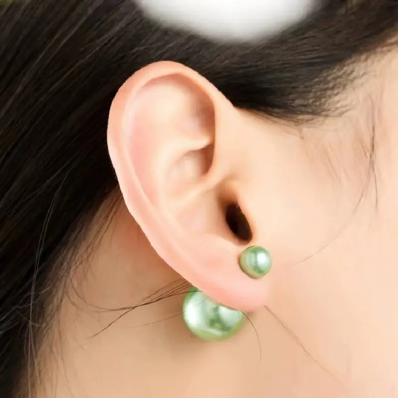 

Classic Pearls Earrings Women Beaded Jewelry Resin Metal Chain Pendientes Aretes De Mujer Moda Brincos Fashion Para As Mulheres