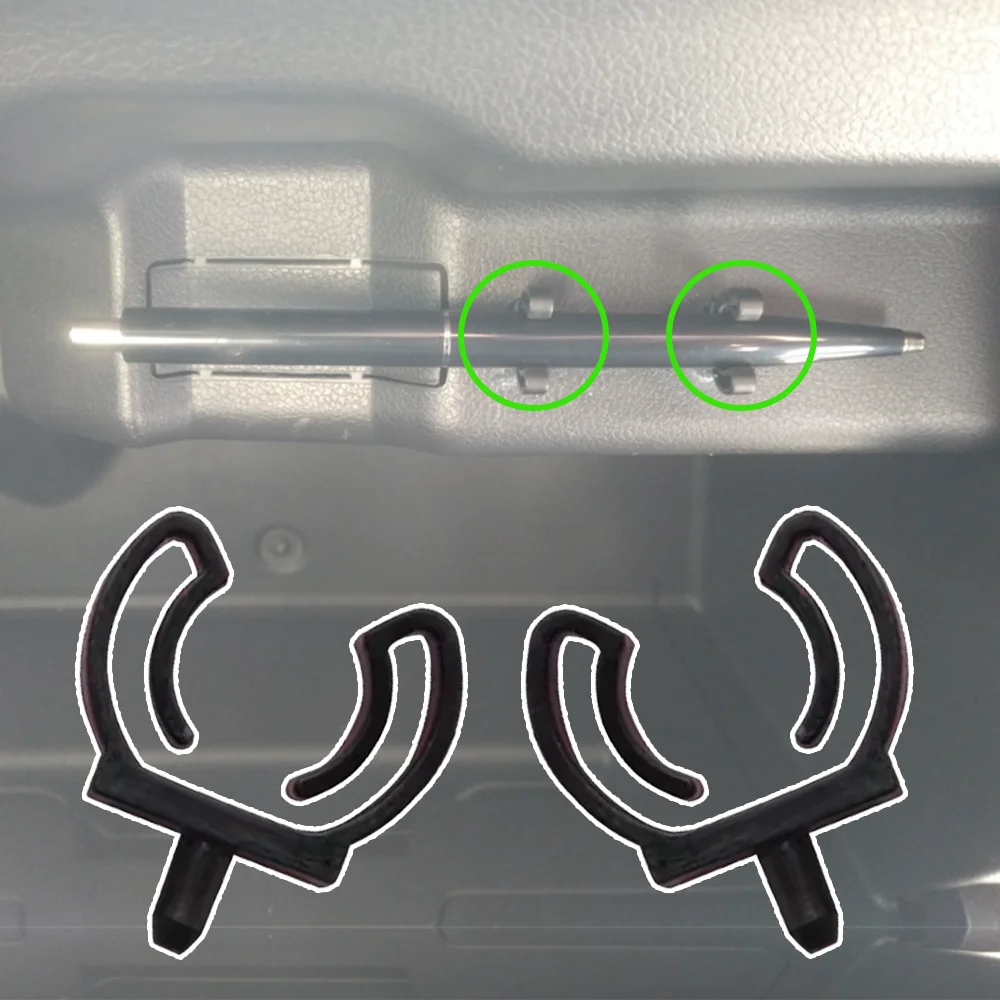 2x Новый ящик для перчаток органайзер блокировка лоток зажимы фиксированная