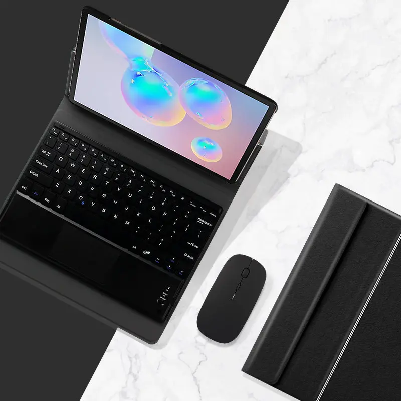 

Для Samsung Galaxy Tab S5E 10,5 SM-T720 2019 Магнитный чехол металлический многошпиндельный сенсорный экран из искусственной кожи чехол для клавиатуры Funda