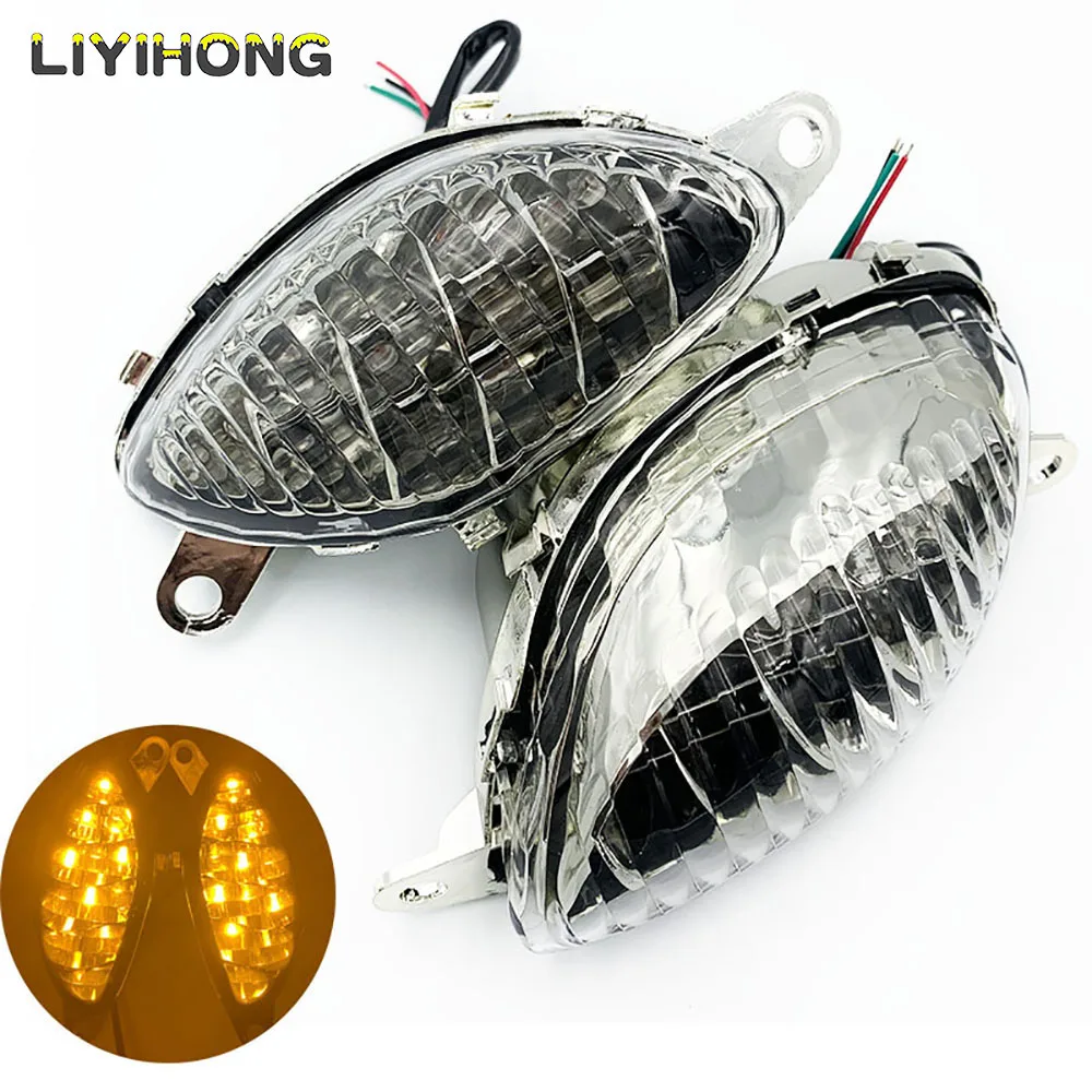 

Светодиодный указатель поворота для SUZUKI HAYABUSA GSX1300R GSX 1300R 1999-2007, аксессуары для мотоциклов, передний индикатор, мигалка