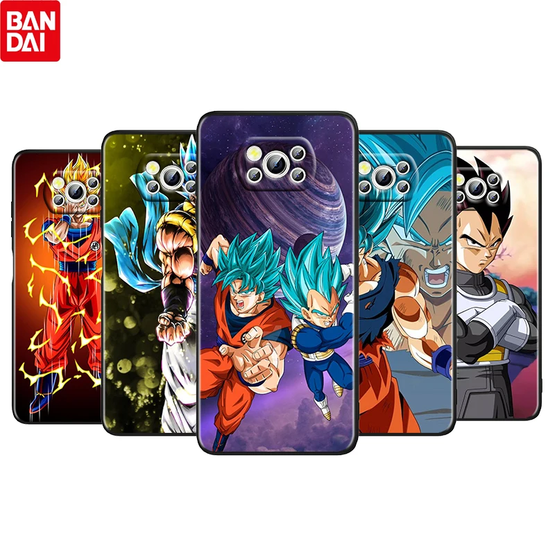 

Cartoon Dragon Ball Goku Cool For Xiaomi Poco X3 NFC F3 GT M4 M3 M2 F2 F1 X2 Pro Silicone Soft Black Phone Case Funda Coque Capa