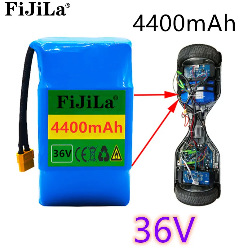 

Batería de litio para patinete eléctrico, pila Original de 36v, 4,4ah, 10s2p, 36v, 100% mAh, paquete de iones de litio, 42V, 440