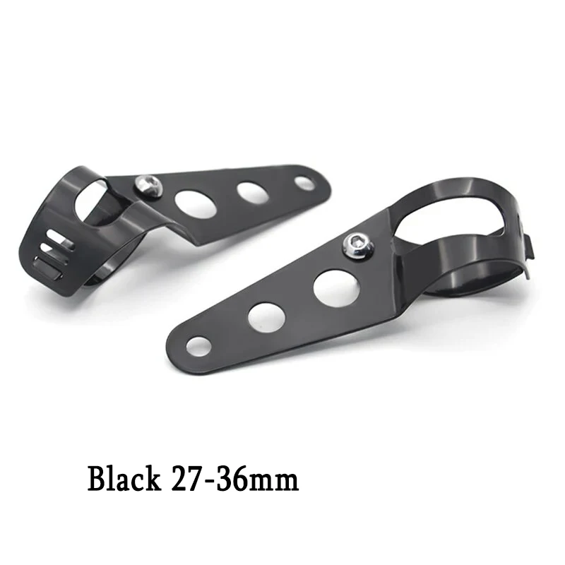 

Кронштейн для крепления фар мотоцикла, вилка, измельчитель для ушей, держатель для фар, зажим, регулируемый двигатель 27-36 мм, 38-48 мм, универсальный