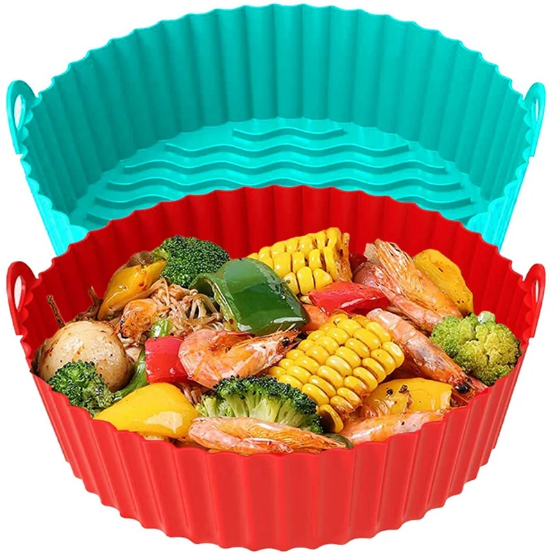 

Air Fryer Pad Silicone Air Fryer Pad Non Stick Baking Pan Oven Air Fryer Accessories