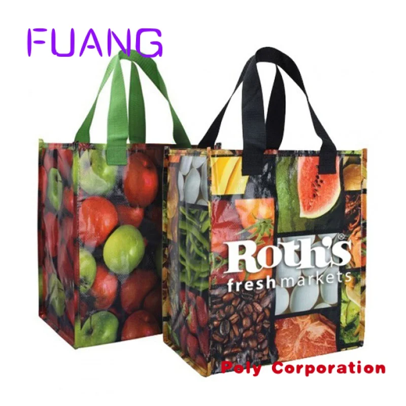 2022  pp woven bag supplier Environmentally friendly laminated  polypropylene  woven bags custom Woven bags covered with film