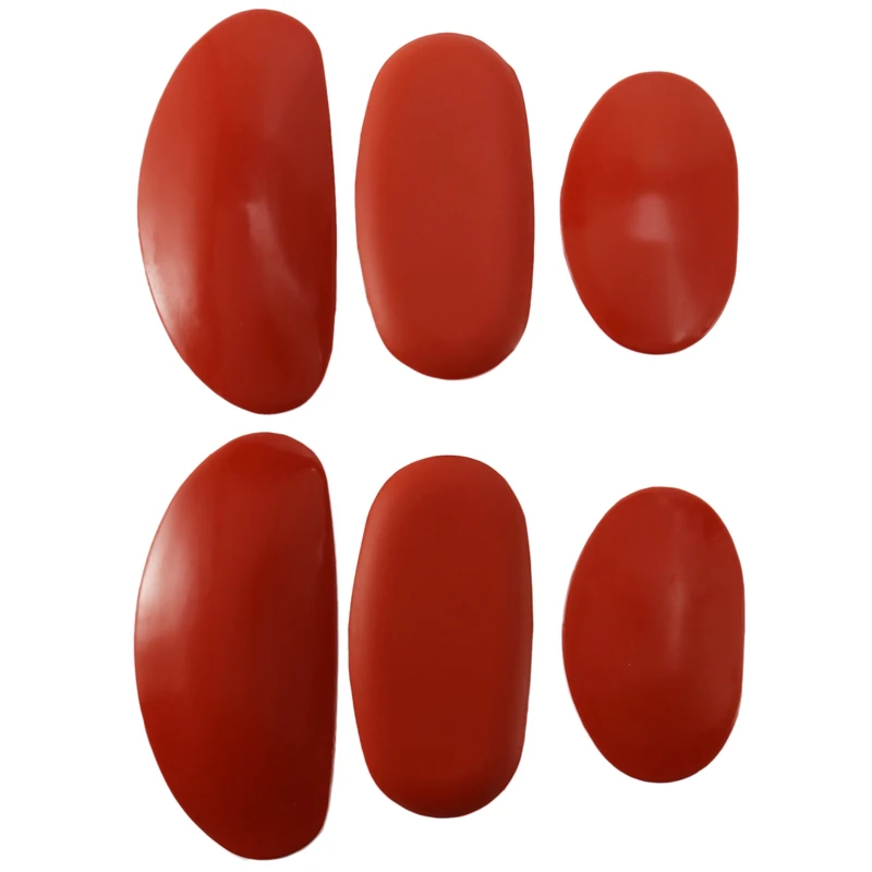 

6 Pieces Pottery Clay Ribs Soft Silica Gel Pottery Rib Ceramic Potter Rib For Pottery Clay Artists Modeling, 3 Sizes