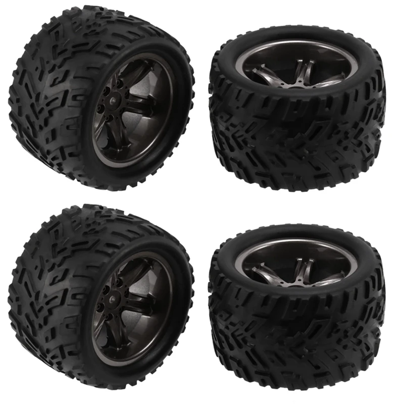 

4Pcs Tires Tyre Wheel For XINLEHONG 9125 9116 X9115 X9116 GPTOYS S911 S912 1/12 RC Car Spare Parts Accessories