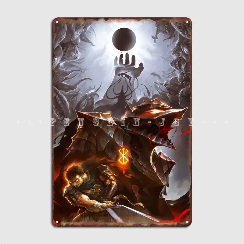 

Berserk Metal Plaque Poster Wall Poster Wall Pub Customize Tin Sign Poster