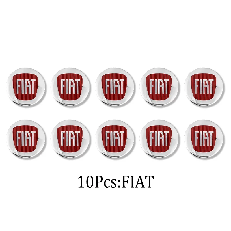 

Автомобильные наклейки для смарт-ключа Fiat, металлические наклейки с логотипом, аксессуары для FIAT 500 Ducato Panda Grande Punto Tipo Abarth Pulse Strada 500L