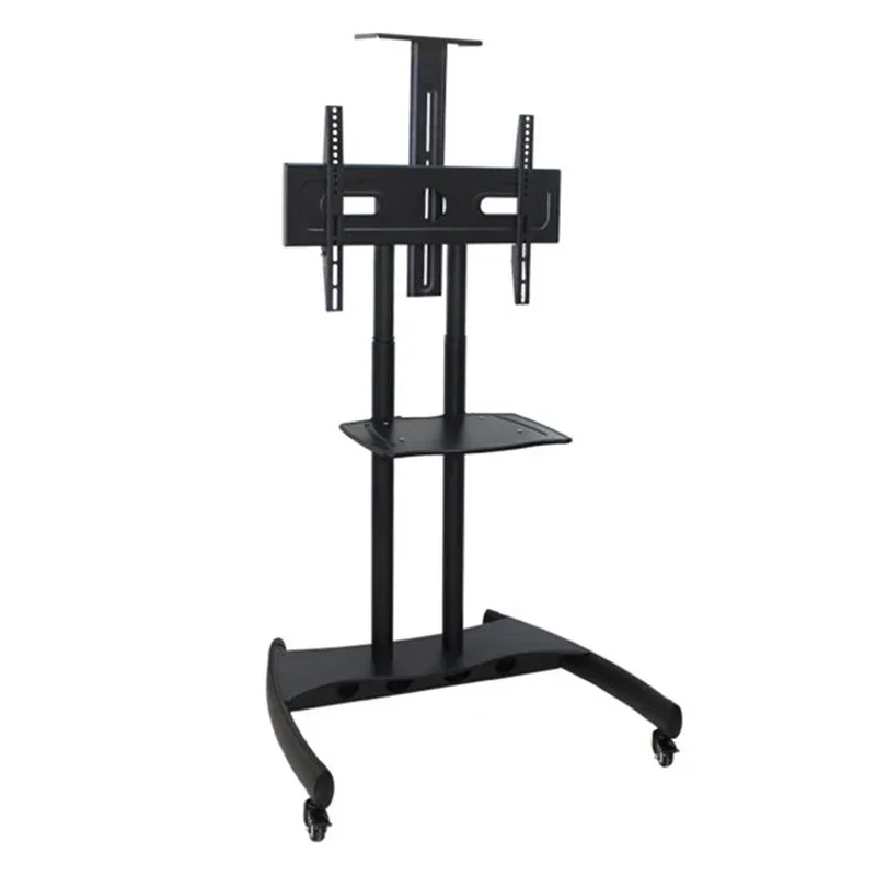 

Hot sale Display movable TV Stand Bracket mobile with Wheel