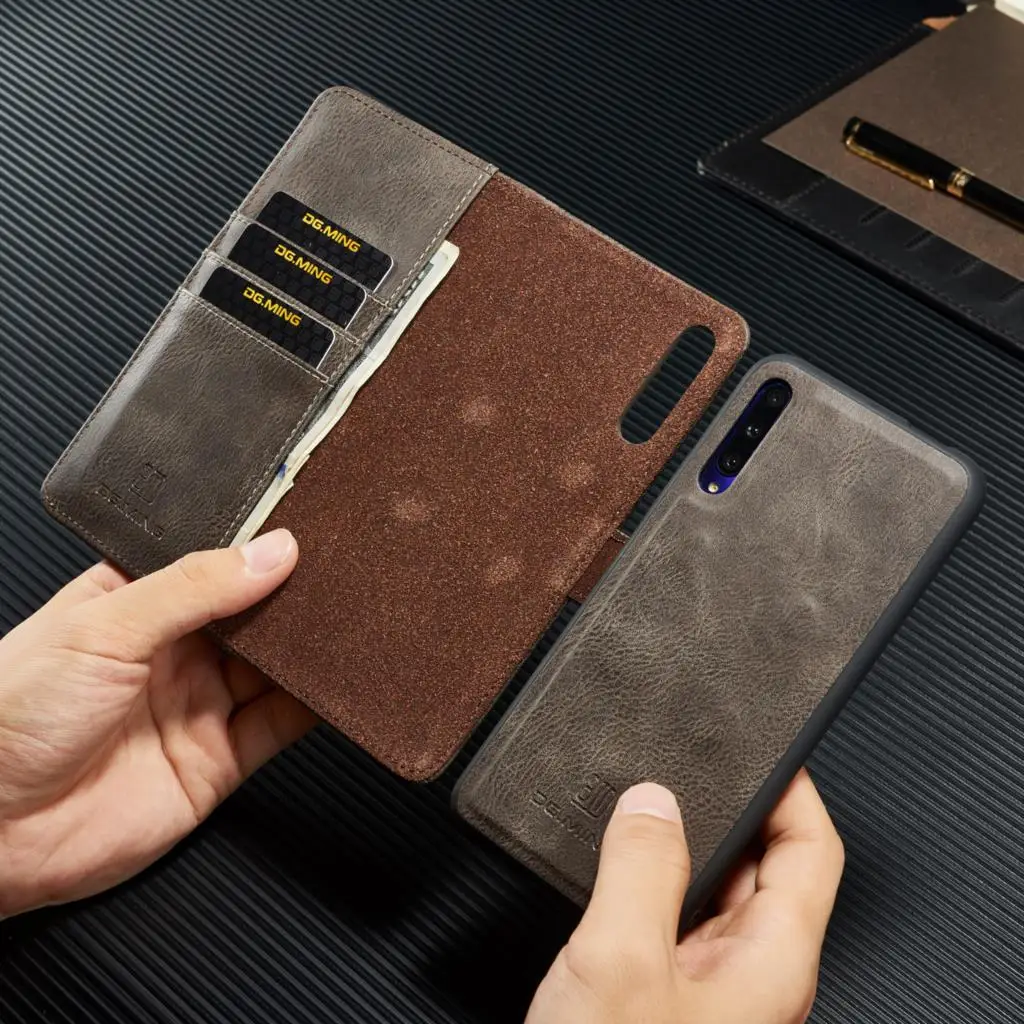 2 in 1 Leather Wallet For Huawei Mate10 P20 30 40 50  Pro Lite PSmart 2019 Nova 5 5i 5z 7i Case with Card Holder