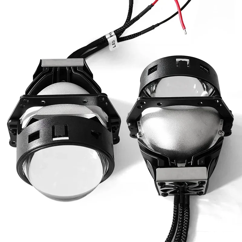 60 Вт 3 0 дюйма Bi светодиодный объектив проектора фары двойная лампа высокая