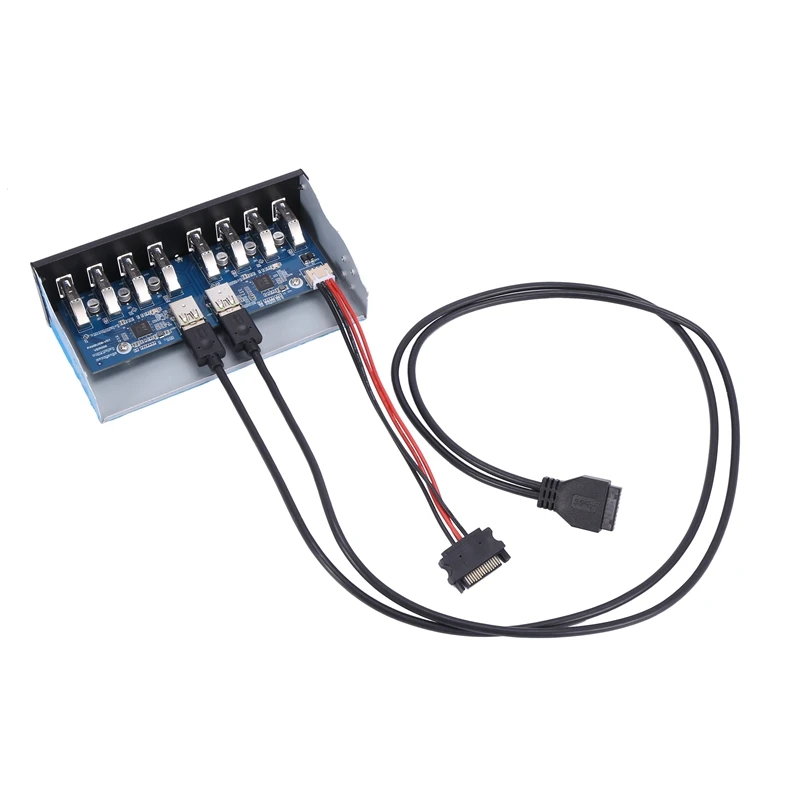 19 Pin до 8 портов USB 3 0 Hub 5 25 дюймов CD-Rom привод CD Rom Передняя панель для компьютера