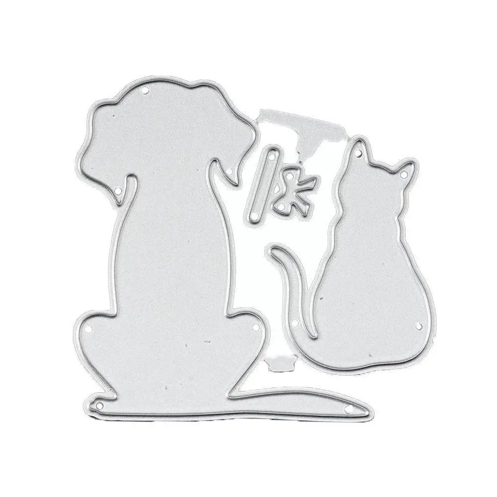 

Metal Cutting Dies Cut Die Mold Animal Dog And Scrapbook Decoration Mould Stencils Knife Punch Craft Dies Paper A7w6