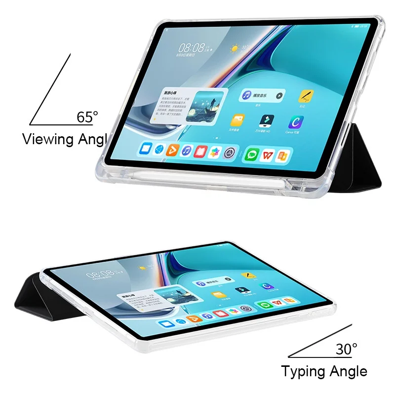 UPBGNG Мягкий чехол из ТПУ для Huawei Matepad 11 2023 10 4 2022 SE T10s силиконовый защитный со слотом